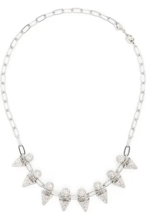 Swarovski Luna logo-charm necklace