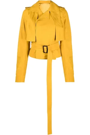 Rick Owens Belted cropped jacket