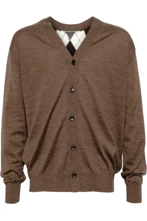 JUNYA WATANABE Argyle-checked cardigan
