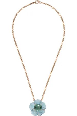 Irene Neuwirth 18kt rose gold Tropical Flower necklace