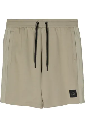 Moose Knuckles Logo-patch cotton track shorts