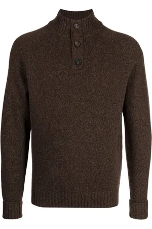 N.PEAL Organic cashmere mock-neck jumper