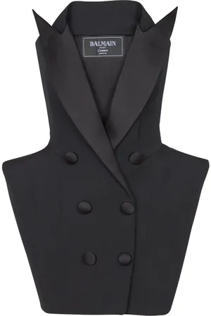 Balmain Wool blazer mini dress