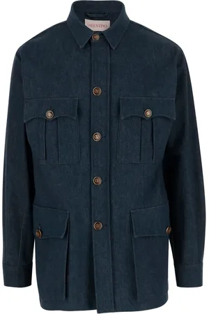 VALENTINO GARAVANI Flap-pocket denim jacket