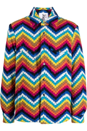 Cout de la Liberte Zig-zag print shirt jacket