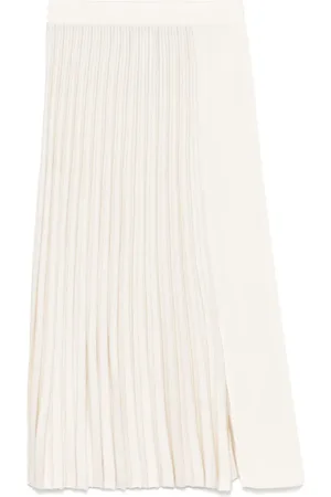 MRZ Plissé midi skirt