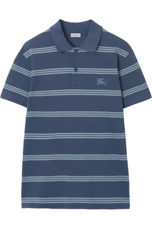 Burberry Striped cotton polo shirt