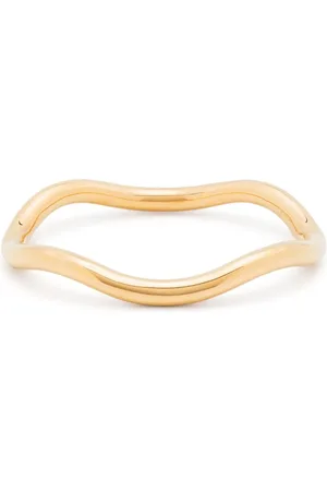 CHARLOTTE CHESNAIS Wave -plated cuff bracelet