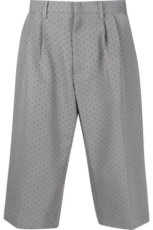Viktor & Rolf Perforated-detail tailored shorts