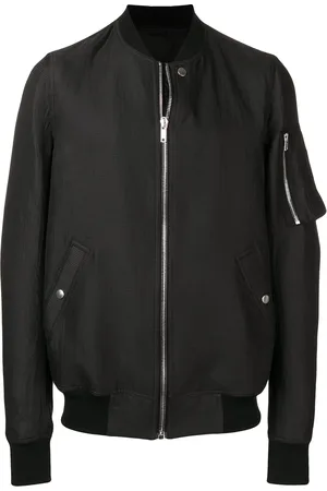 Rick Owens Bomber jacket with rib collar
