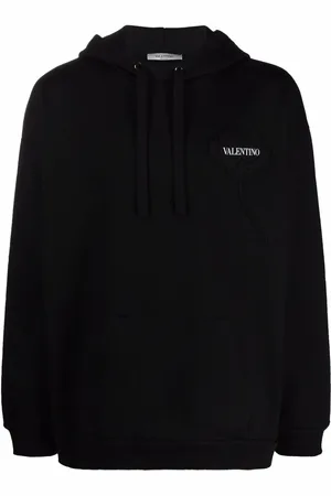VALENTINO GARAVANI Logo floral patch hoodie