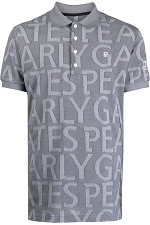 PEARLY GATES Logo-jacquard polo shirt