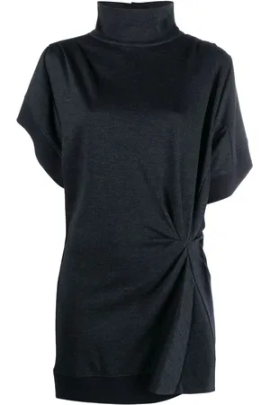 Isabel Marant Short-sleeve gathered shift dress
