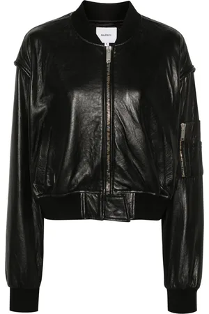 Halfboy Leather bomber jacket