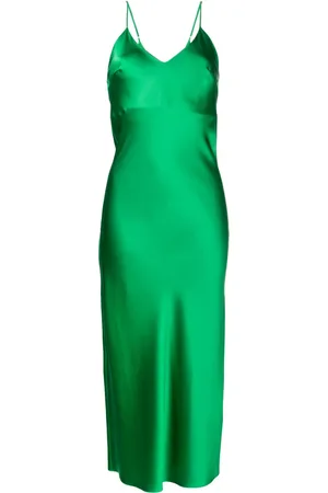Gilda & Pearl Sophia silk slip midi dress