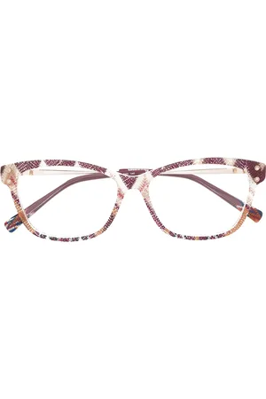 Missoni Mesh-pattern glasses