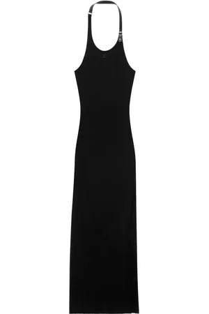 Courrèges Ribbed-knit maxi dress