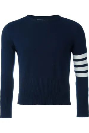 Thom Browne 4-Bar Short Cashmere Pullover