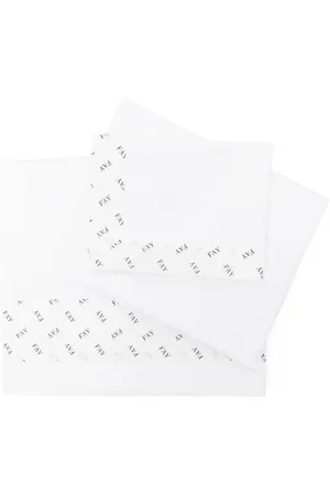 FAY Logo-print cotton sheets (set of two)