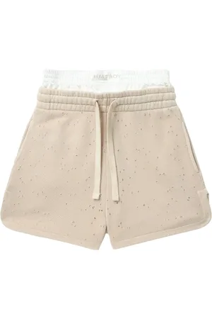 Halfboy Layered cotton shorts