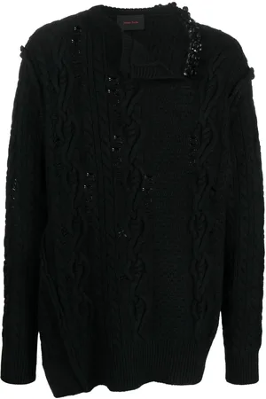 Simone Rocha Bead-embellished merino jumper
