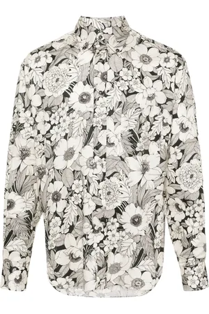 Tom Ford Floral-print lyocell shirt