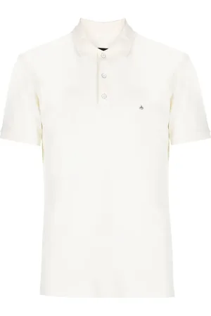 RAG&BONE Logo-embroidered cotton polo shirt