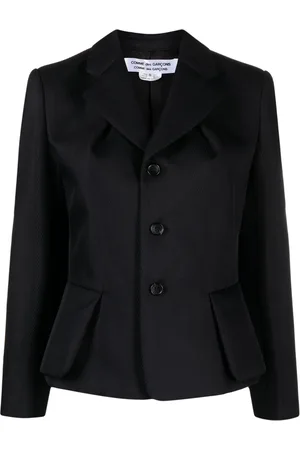 Comme des Garçons Single-breasted textured blazer