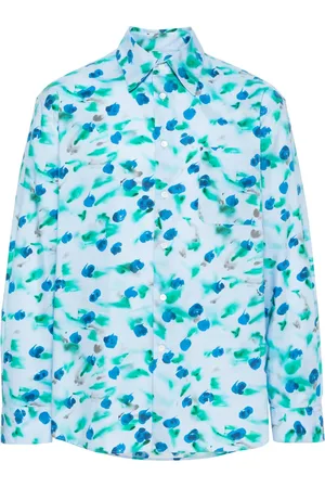 Marni Reverie-print cotton shirt