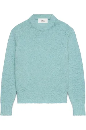 Ami Crew-neck textured jumper