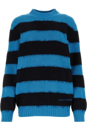 Alexander McQueen Striped cotton jumper