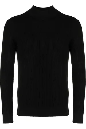 TAGLIATORE Gus mock-neck ribbed jumper