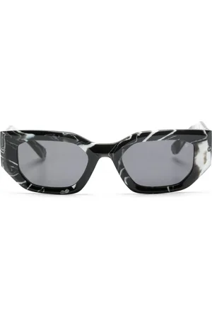 Philipp Plein Marbled square-frame sunglasses