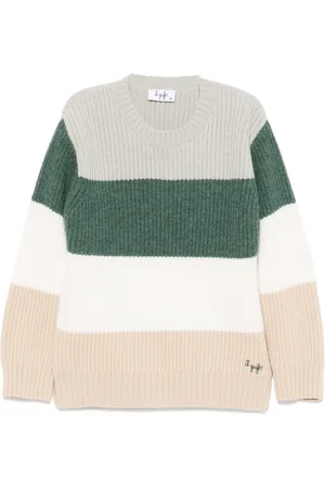 Il gufo Striped sweater