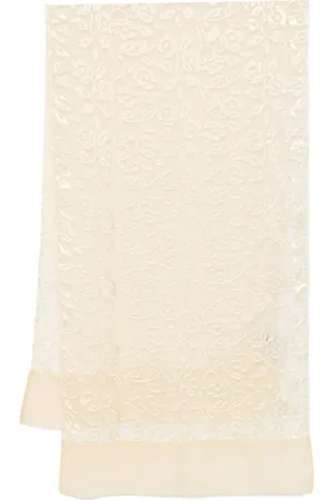 Giorgio Armani 2000s flocked scarf