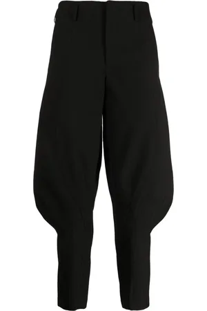 Comme des Garçons Panelled wool drop-crotch trousers