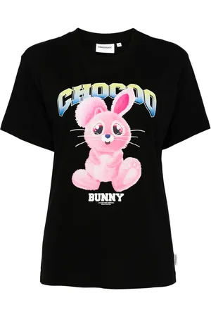 Chocoolate Bunny-print cotton T-shirt
