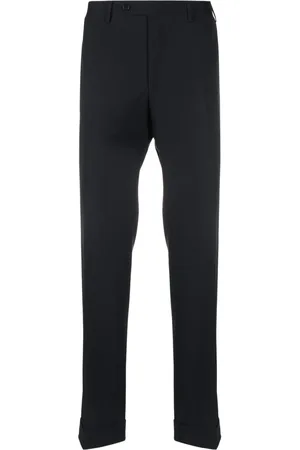 CANALI Straight-leg wool tailored trousers