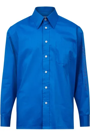 Maison Margiela Pointed-collar button-up shirt