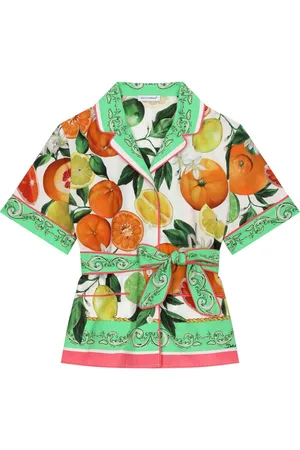 Dolce & Gabbana Lemon & -print cotton shirt