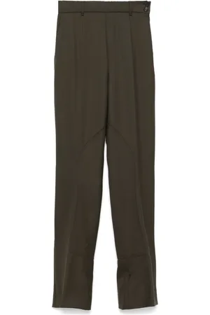 Prada 2000s stirrup-cuffs trousers