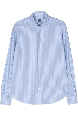 FEDELI Striped jersey shirt