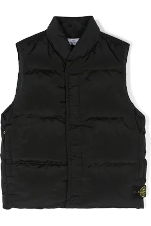Stone Island Logo-patch padded gilet