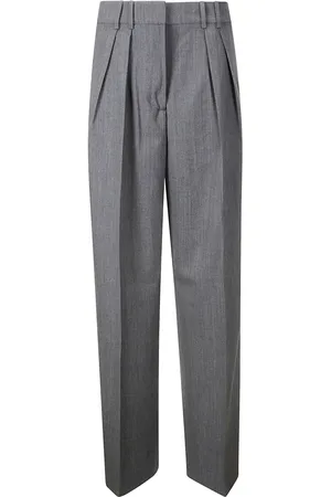 Rohe Pleated slim-fit trousers