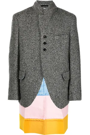 Comme des Garçons Colour-block panelled blazer