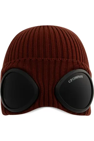 C.P. Company Goggle ribbed beanie
