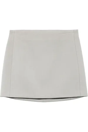 WARDROBE.NYC Virgin-wool mini skirt
