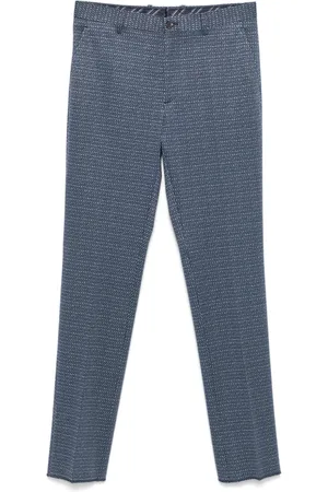Etro Pattern-jacquard trousers