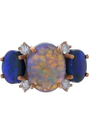 Irene Neuwirth 18kt rose gold One-Of-A-Kind opal diamond ring
