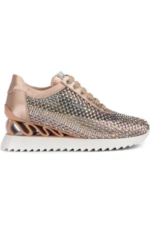 LE SILLA Gilda 60mm crystal-embellished sneakers